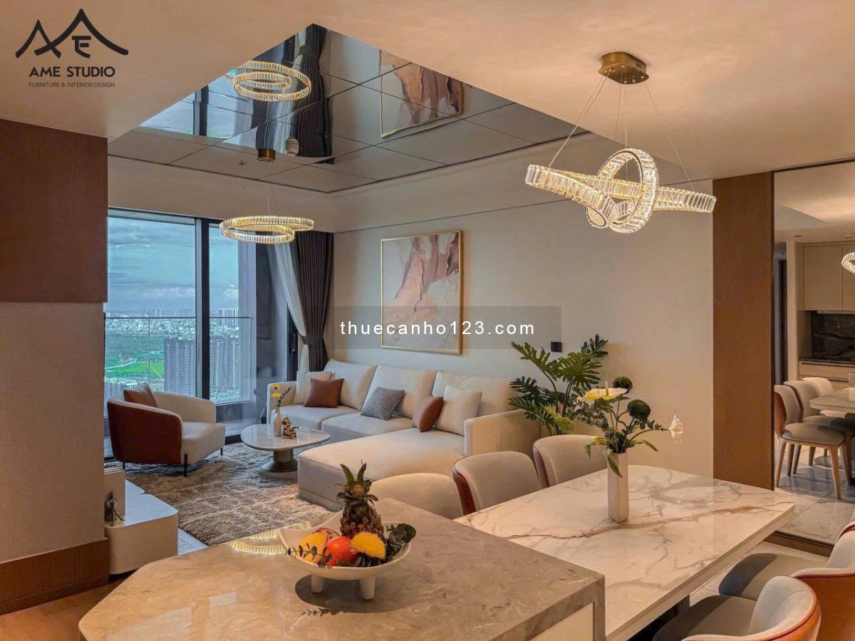 Đẹp tuyệt trần, 3 phòng ngủ 118m2 nội thất Sang trọng, Giá 140 triệu tại Lumiere Riverside