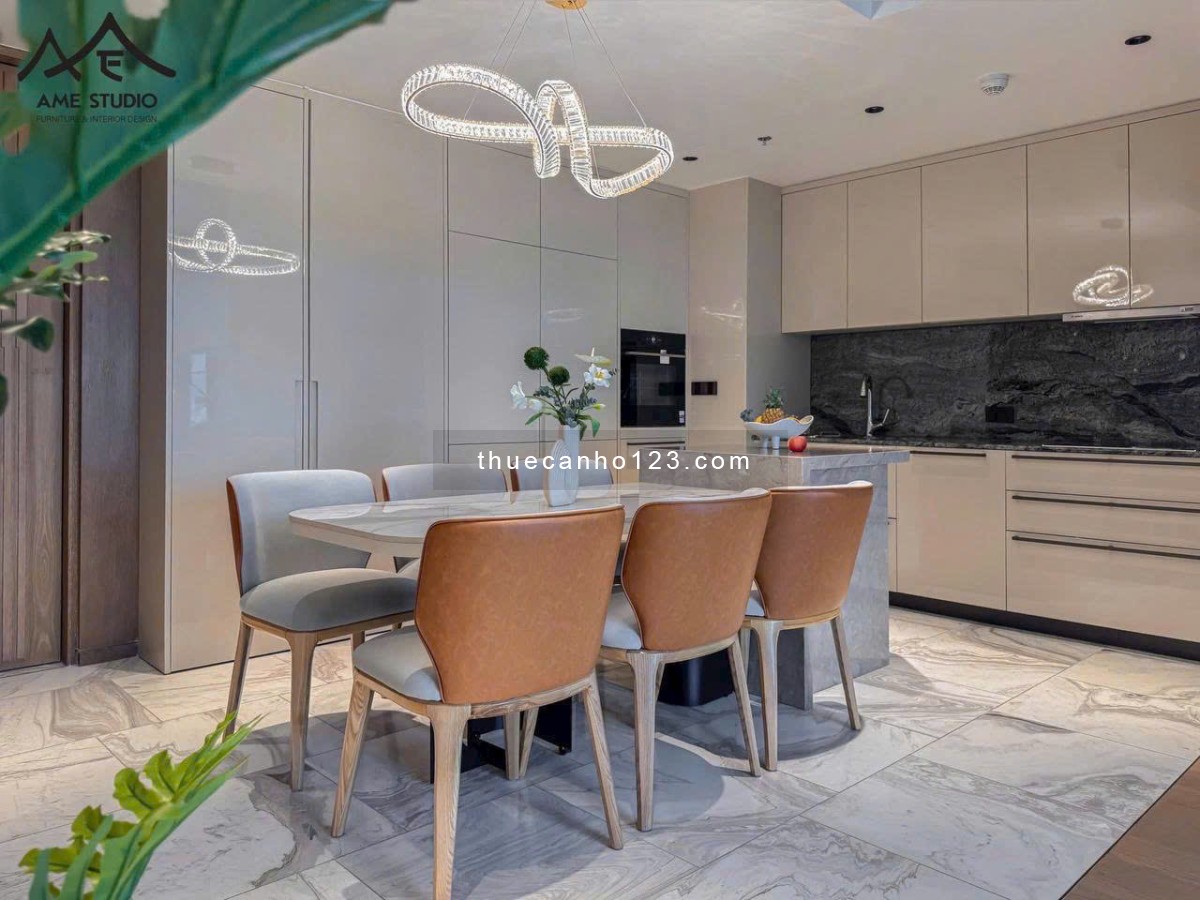 Đẹp tuyệt trần, 3 phòng ngủ 118m2 nội thất Sang trọng, Giá 140 triệu tại Lumiere Riverside