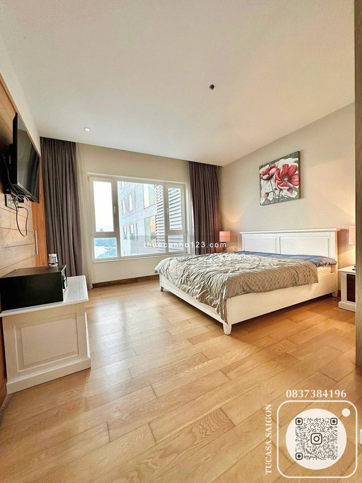 Căn 2PN view hoàng hôn tuyệt đẹp | 108m² – full nội thất | 1.250 USD/tháng