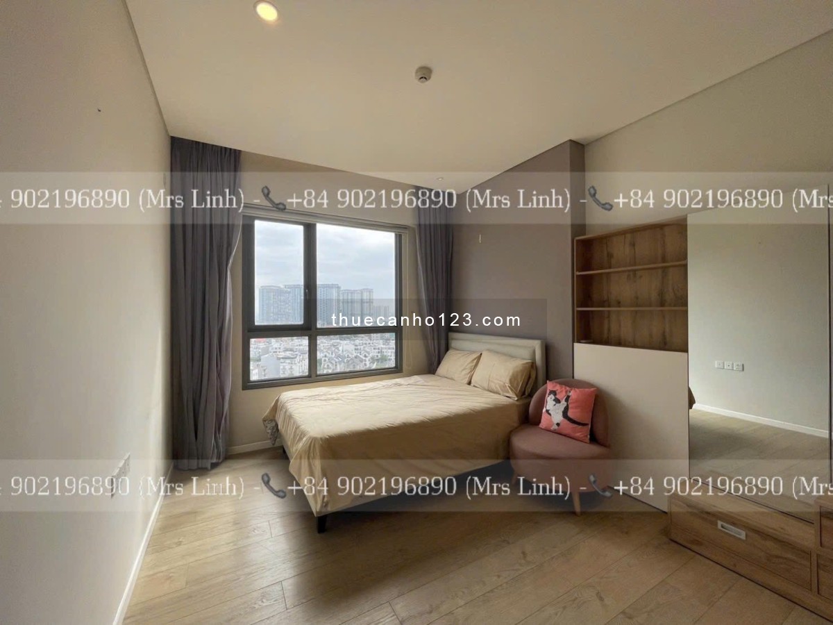 Diamond Island cho thuê căn 2PN View sông & hồ bơi, full đồ, 27 triệu/ tháng