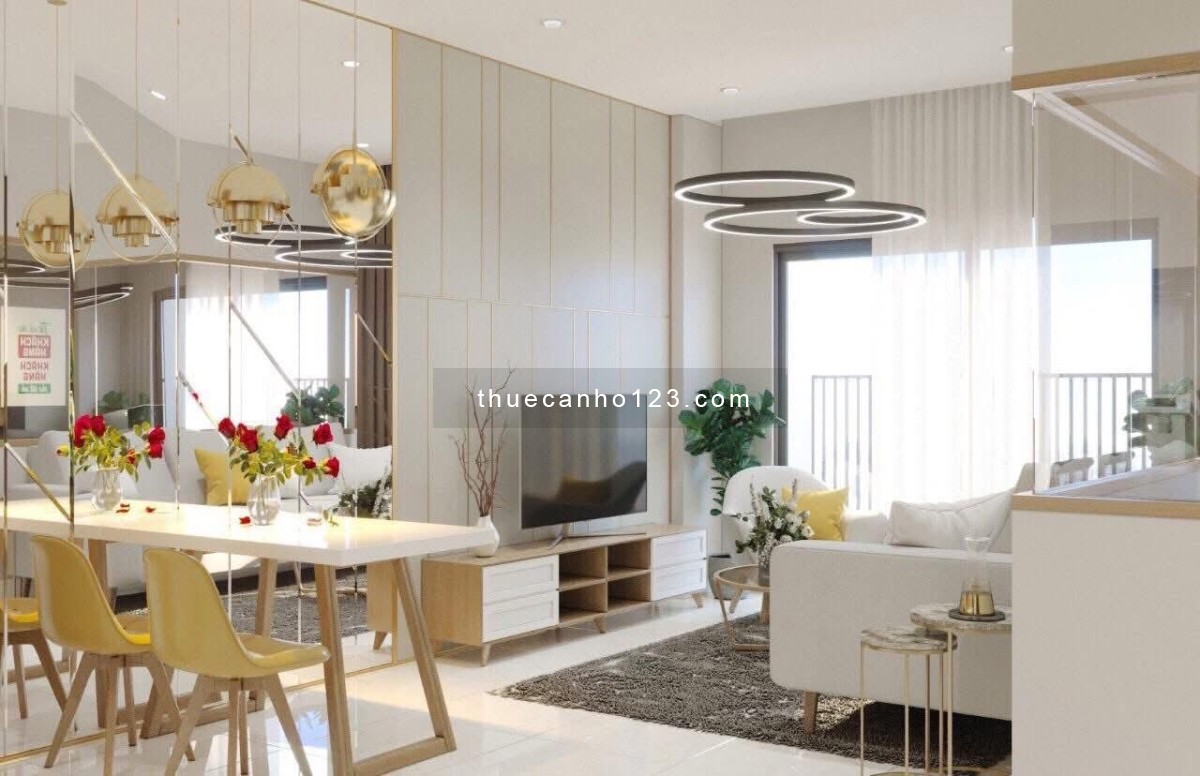 Cho thuê căn hộ 3 phòng ngủ The Sun Avenue – full nội thất, Quận 2