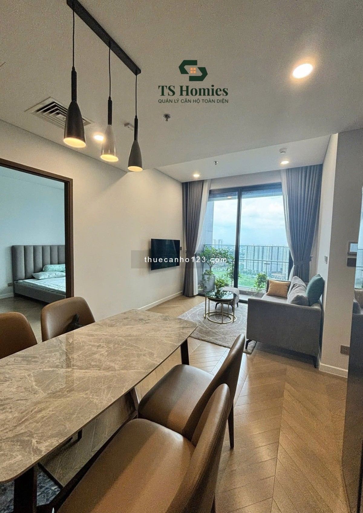 Cho thuê căn hộ Lumiere Riverside – 2PN full nội thất