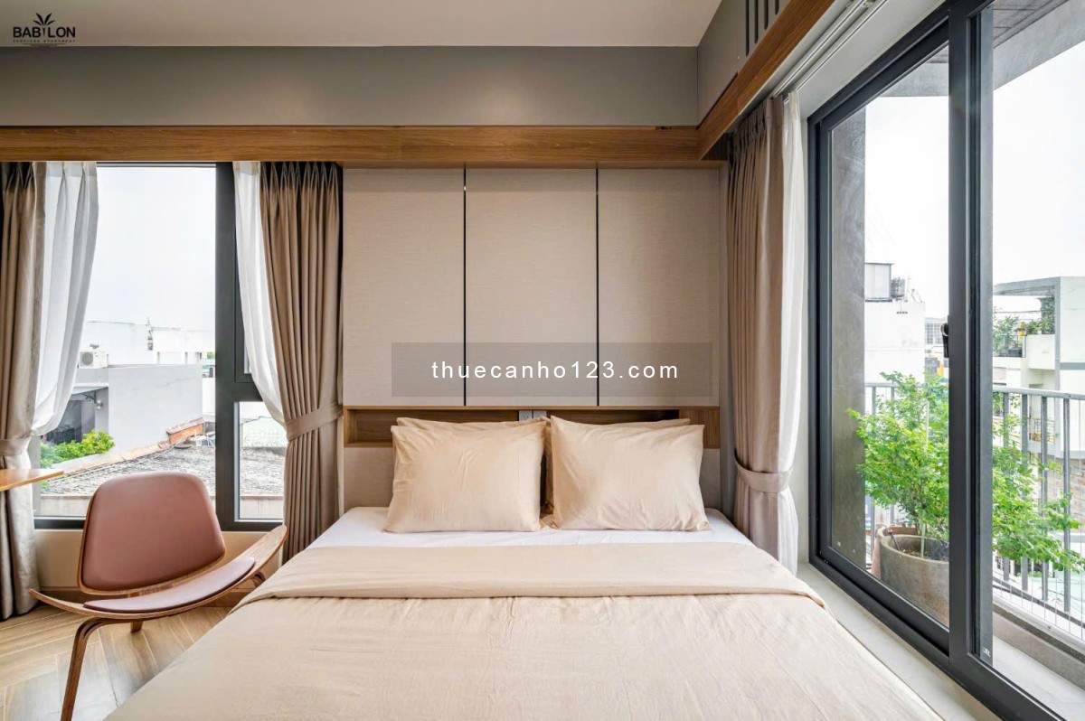 Cho Thuê Căn Hộ 1 Phòng Ngủ Ban Công – Full Nội Thất, Diện Tích 60m² – Khu Sân Bay Tân Bình