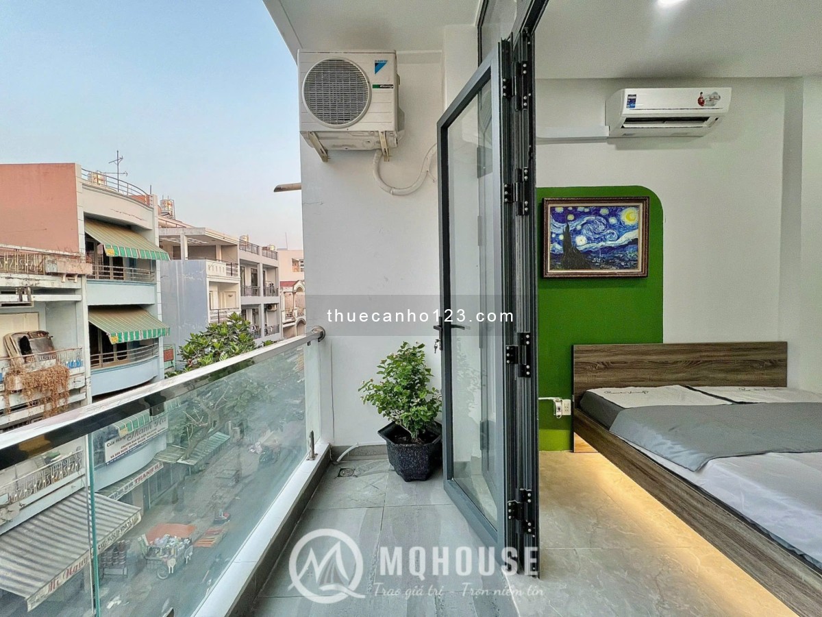 Căn hộ 1pn full nội thất máy giặt riêng ban công gần Hoàng Văn Thụ, sân bay Tân Sơn Nhất Tân Bình