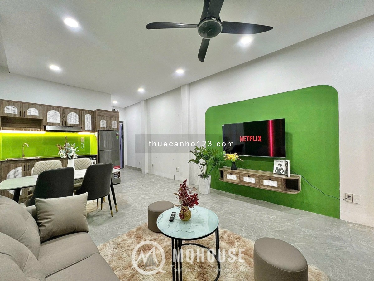 Căn hộ 1pn full nội thất máy giặt riêng ban công gần Hoàng Văn Thụ, sân bay Tân Sơn Nhất Tân Bình