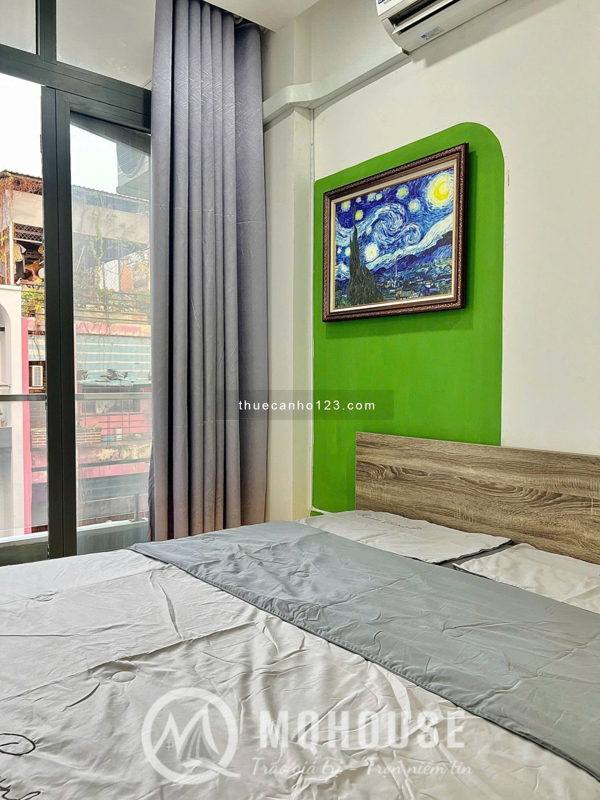 Căn hộ 1pn full nội thất máy giặt riêng ban công gần Hoàng Văn Thụ, sân bay Tân Sơn Nhất Tân Bình