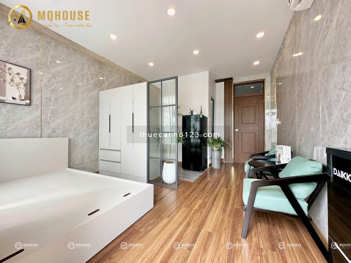 Căn hộ 1pn ban công full nội thất gần cv Hoàng Văn Thụ, sân bay ETOWN quận Tân Bình