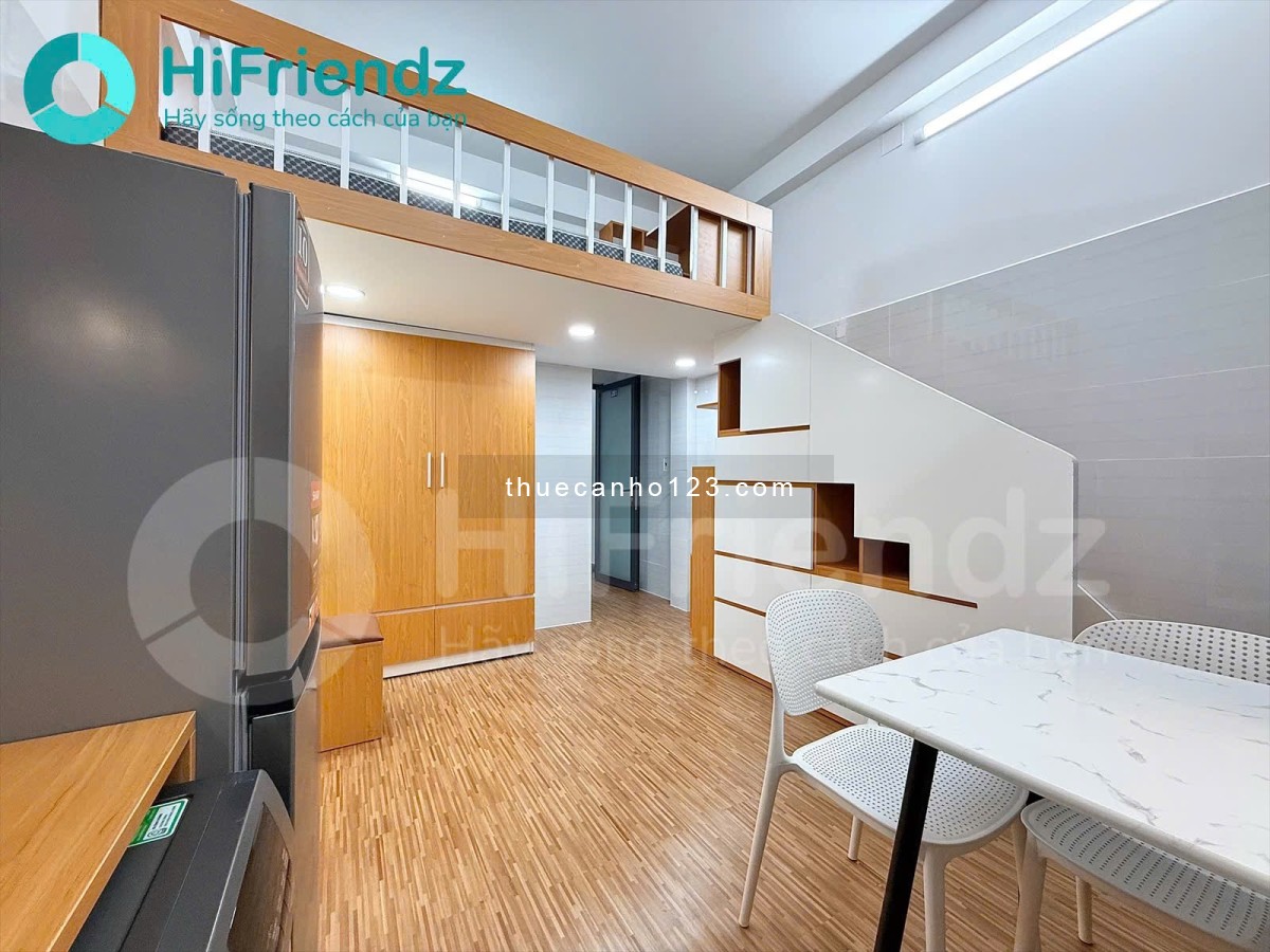 Cho thuê căn hộ có gác ban công, máy giặt riêng ngay Phan Xích Long gần ngã tư Phú Nhuận, Trường Sa