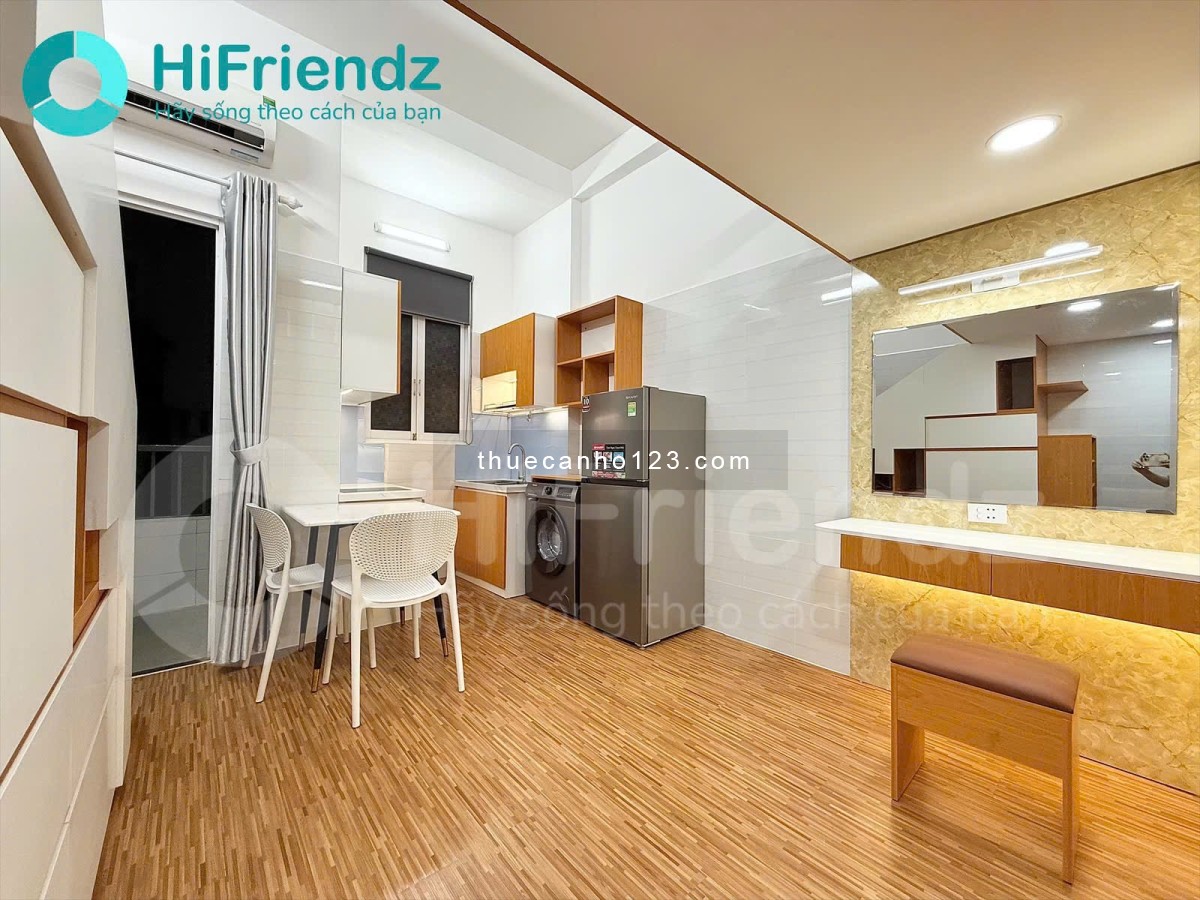 Cho thuê căn hộ có gác ban công, máy giặt riêng ngay Phan Xích Long gần ngã tư Phú Nhuận, Trường Sa