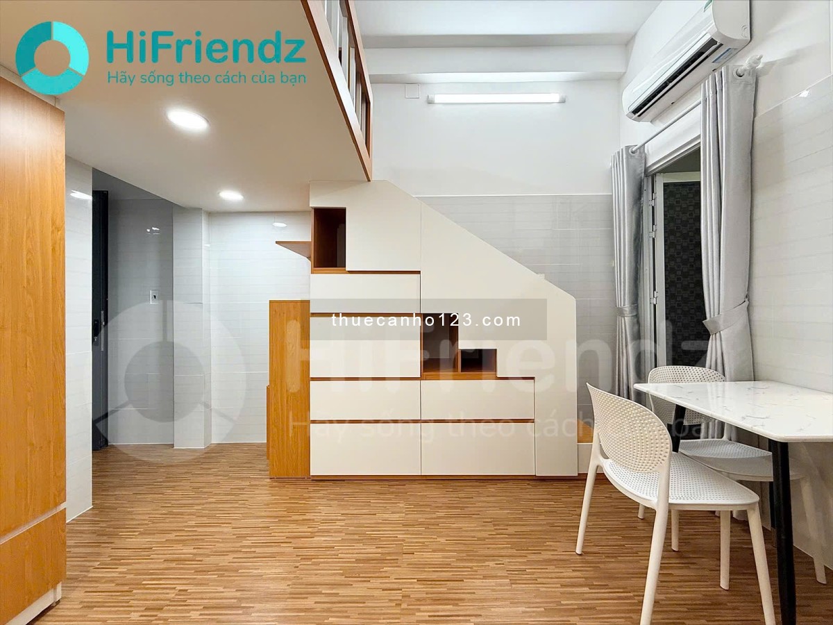 Cho thuê căn hộ có gác ban công, máy giặt riêng ngay Phan Xích Long gần ngã tư Phú Nhuận, Trường Sa