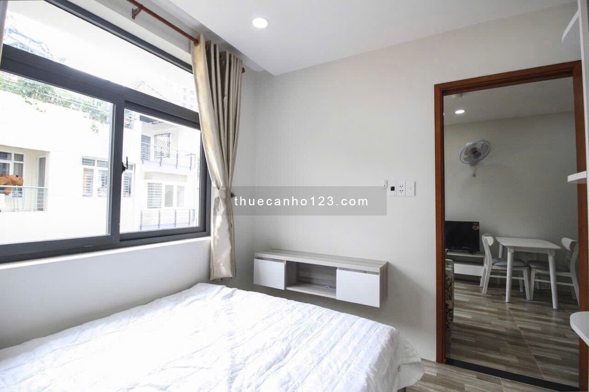 Căn hộ 1pn ban công full nội thất rộng thoáng gần cv Hoàng Văn Thụ, Lăng Cha Cả quận Tân Bình