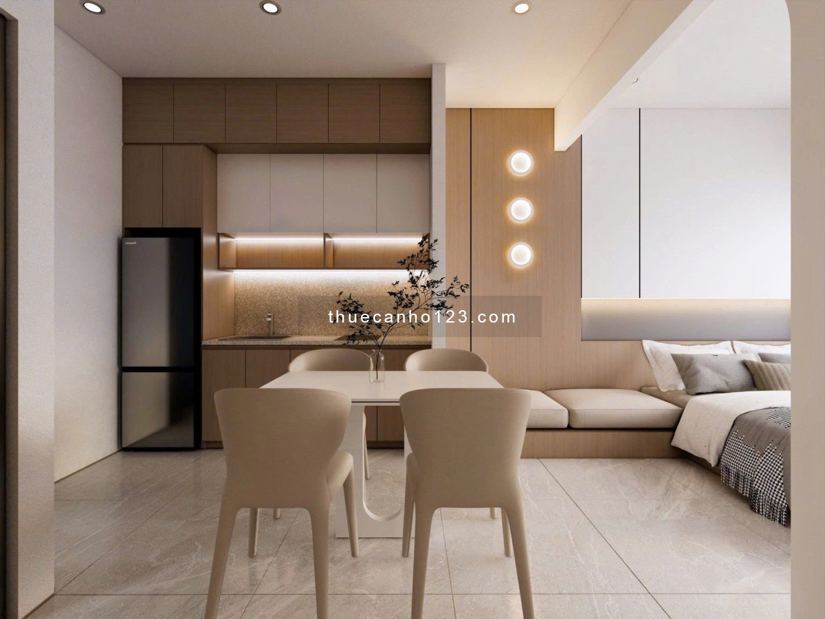 Cho thuê căn hộ studio ban công view vip – Full nội thất – Gần sân bay Tân Sơn Nhất