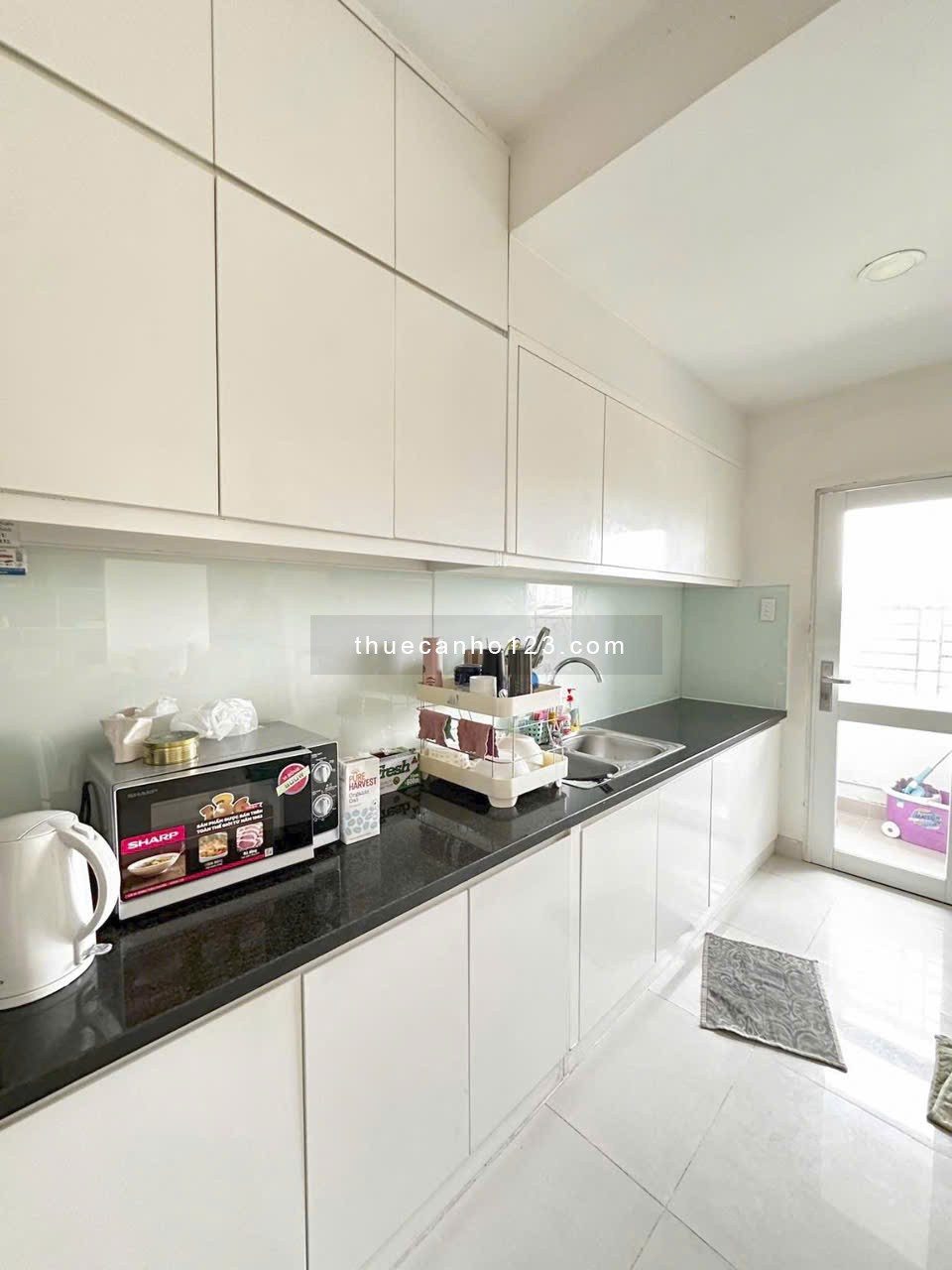 Chung cư Screc, 974A Trường Sa, Q3: 1p ngủ rộng, ban công 55m2 11tr/th