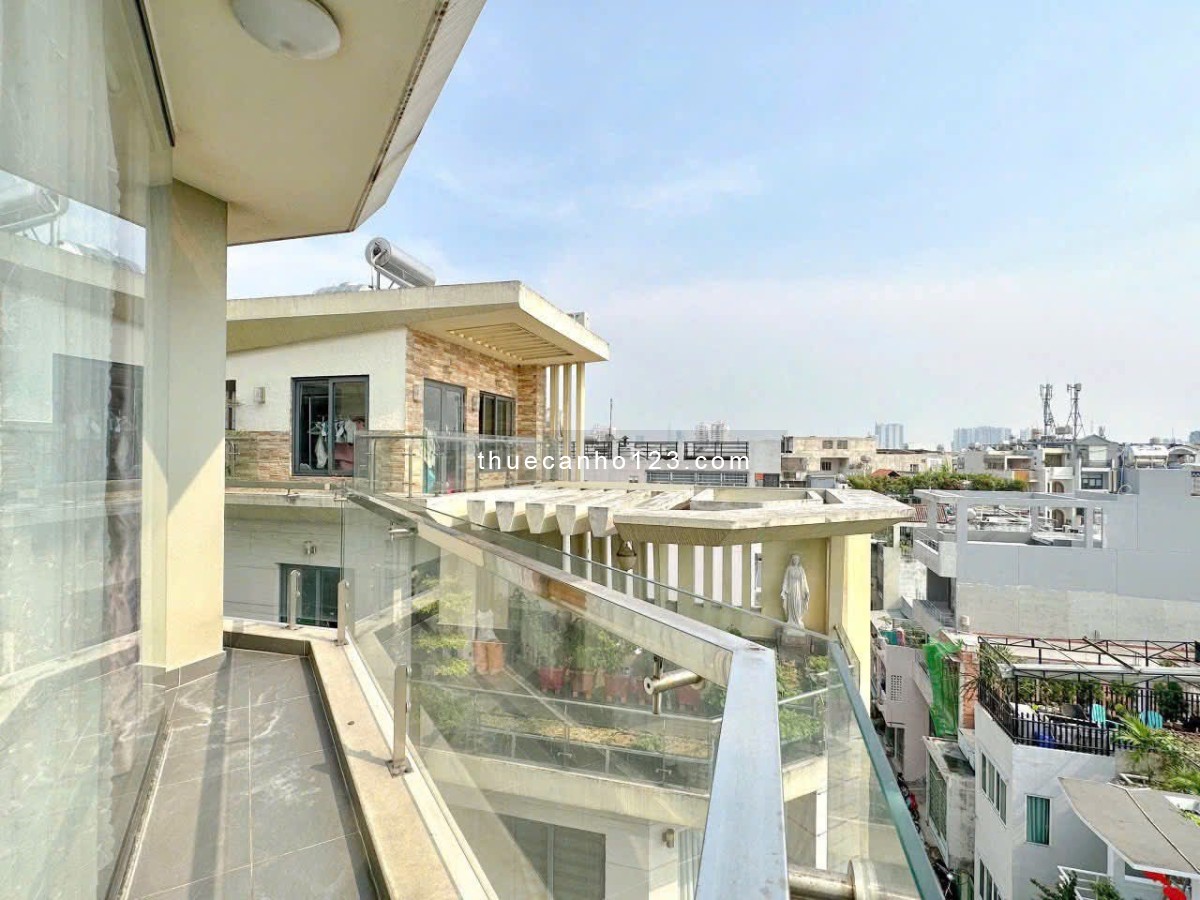 Cho thuê chdv 40m2 full nội thất có ban công ở Nơ Trang Long Q. Bình Thạnh