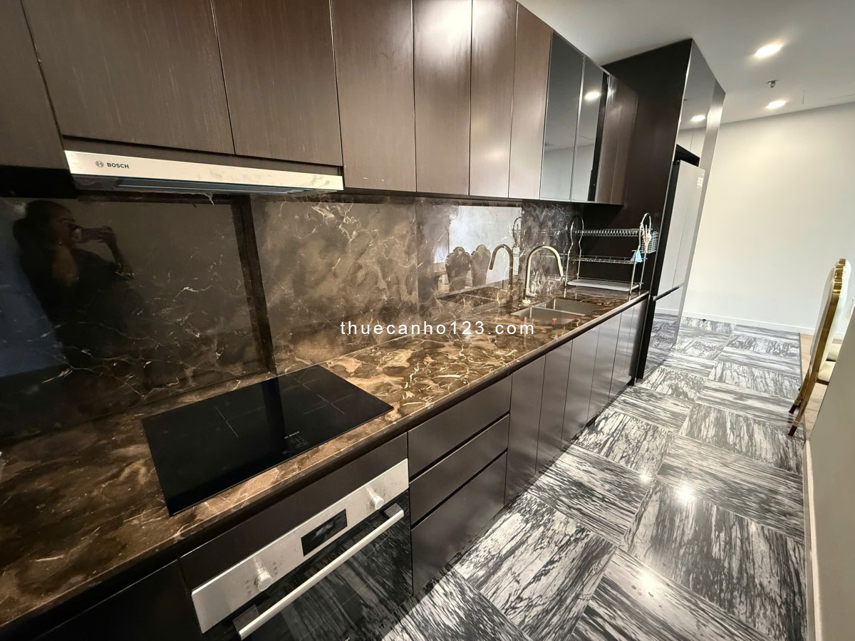 Trống sẵn Căn hộ 2 phòng ngủ 77m2, Nội thất cơ bản, tại Lumiere Riverside