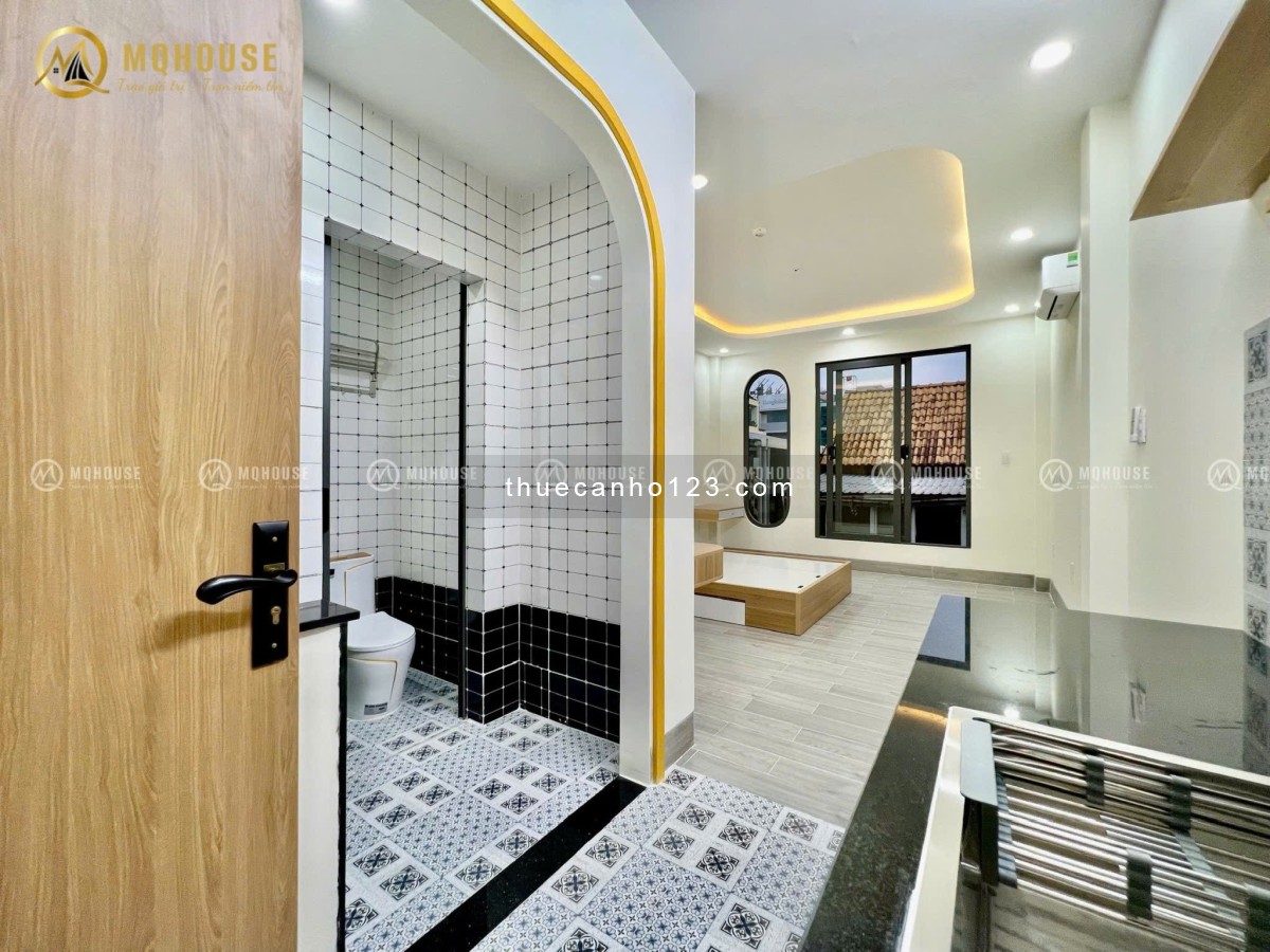 Cho thuê studio full nội thất ban công lớn gần sân bay, nhà ga T3 quận Tân Bình