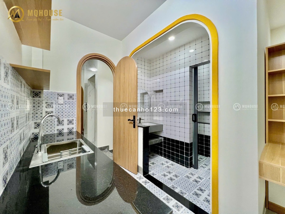 Cho thuê studio full nội thất ban công lớn gần sân bay, nhà ga T3 quận Tân Bình