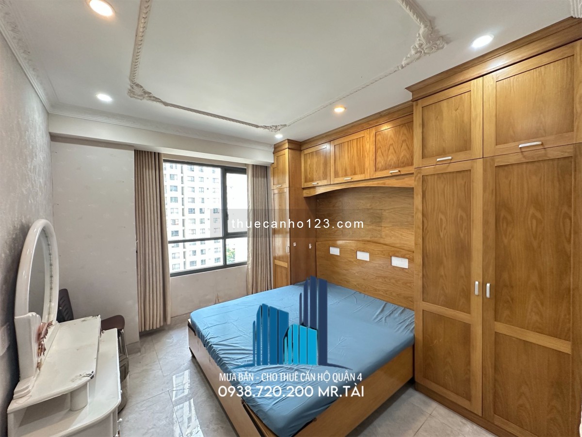 Cho thuê căn hộ 2PN - 2WC The Gold View – Quận 4, 16,5 triệu/th