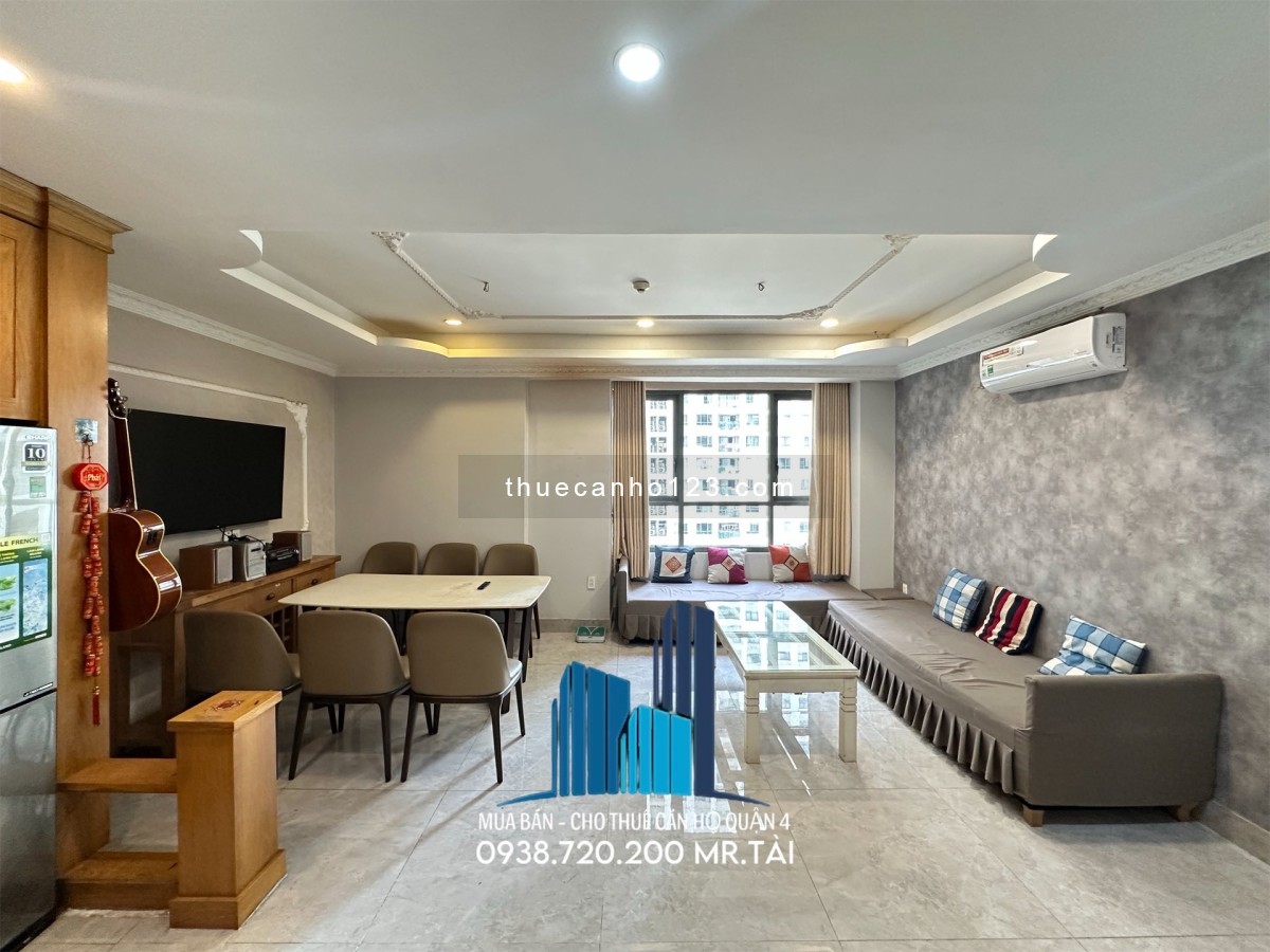 Cho thuê căn hộ 2PN - 2WC The Gold View – Quận 4, 16,5 triệu/th