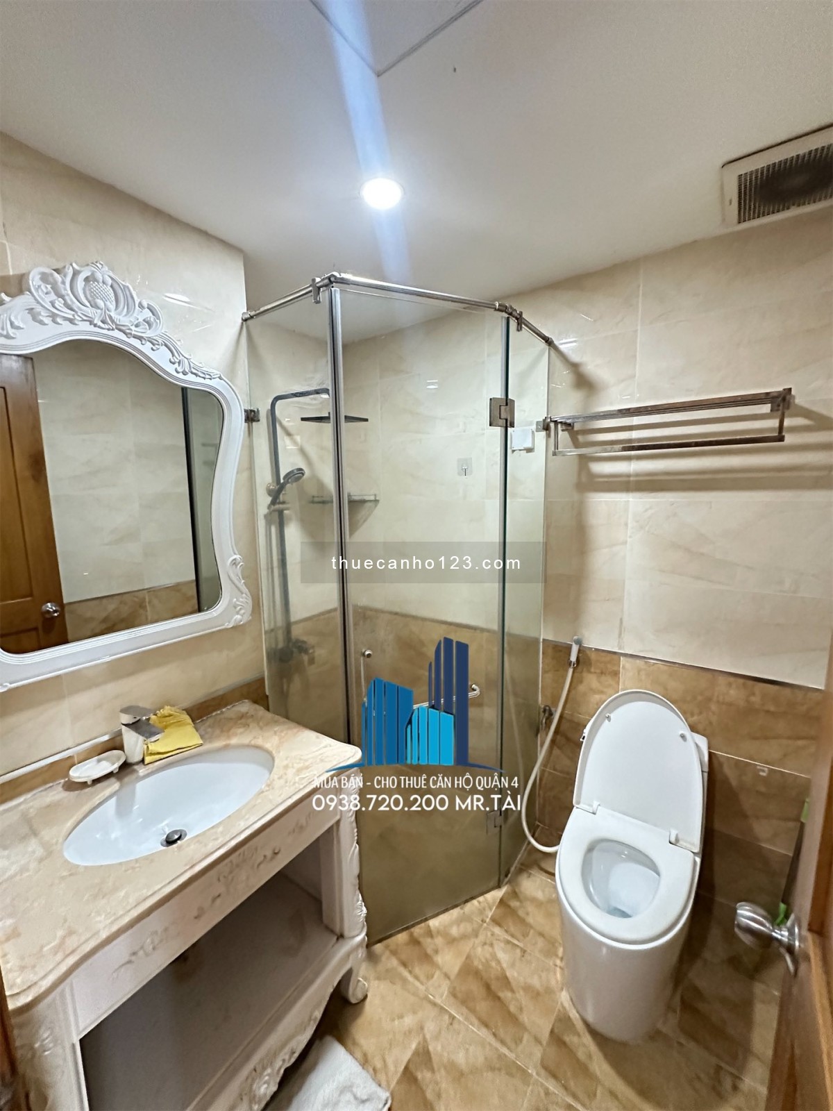 Cho thuê căn hộ 2PN - 2WC The Gold View – Quận 4, 16,5 triệu/th