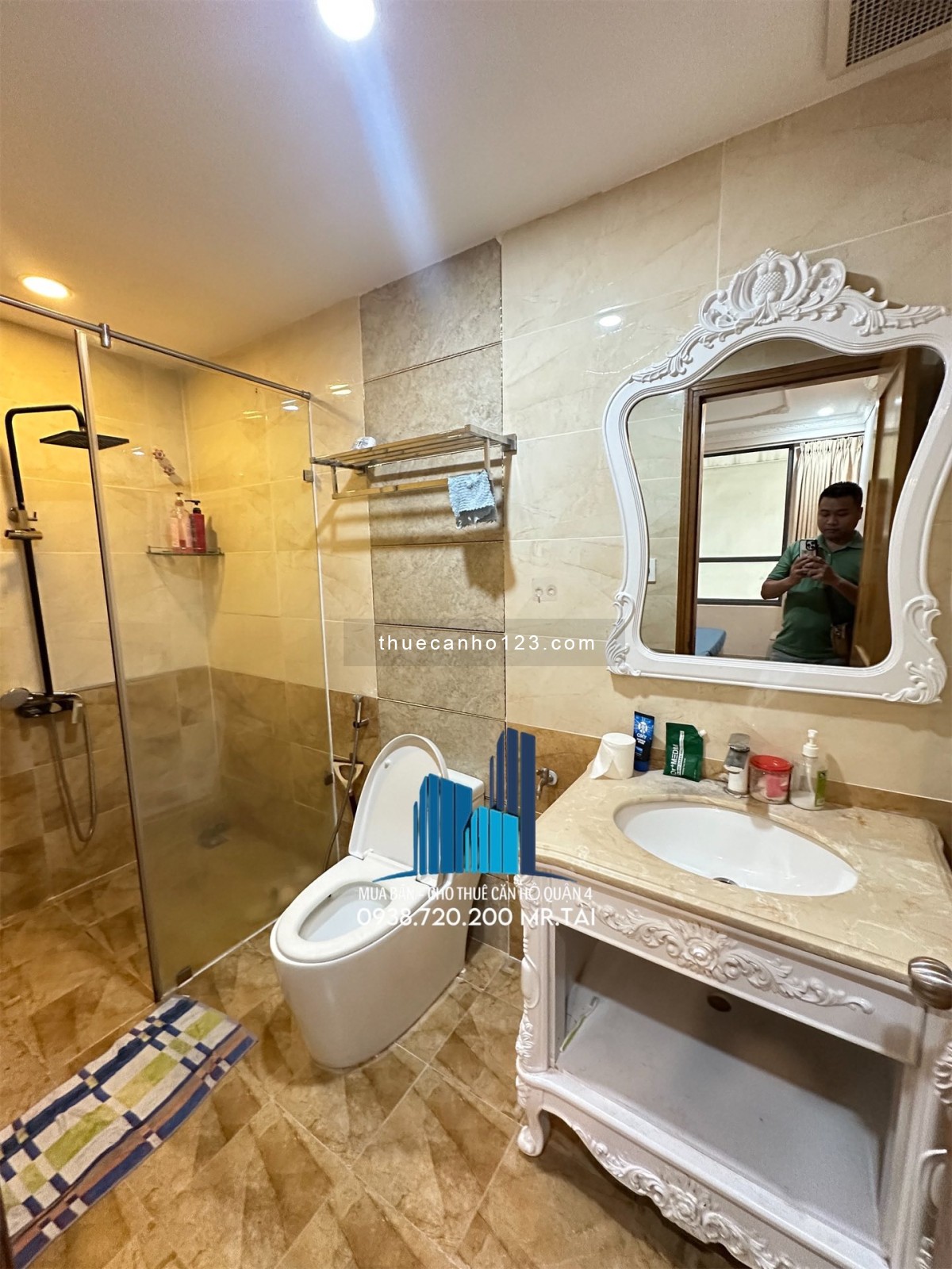 Cho thuê căn hộ 2PN - 2WC The Gold View – Quận 4, 16,5 triệu/th