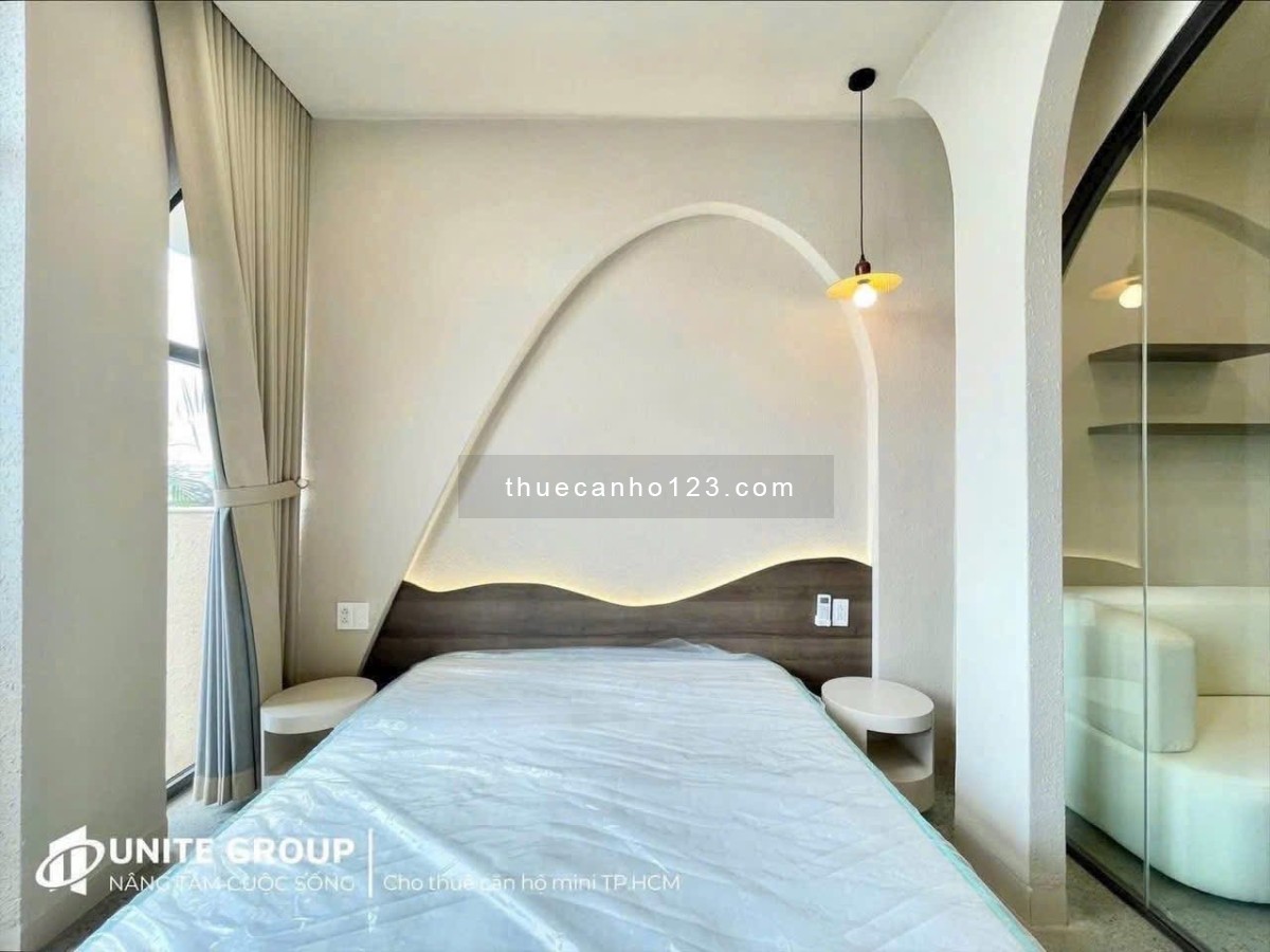 Cho thuê căn hộ 1PN ban công ngay Lê Văn Lương, Q7, gần Him Lam – Lotte Mart – Q1 – Q4, ngắn dài hạn