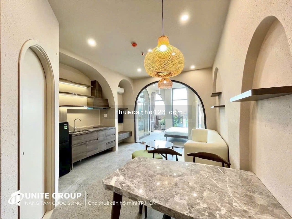 Cho thuê căn hộ 1PN ban công ngay Lê Văn Lương, Q7, gần Him Lam – Lotte Mart – Q1 – Q4, ngắn dài hạn