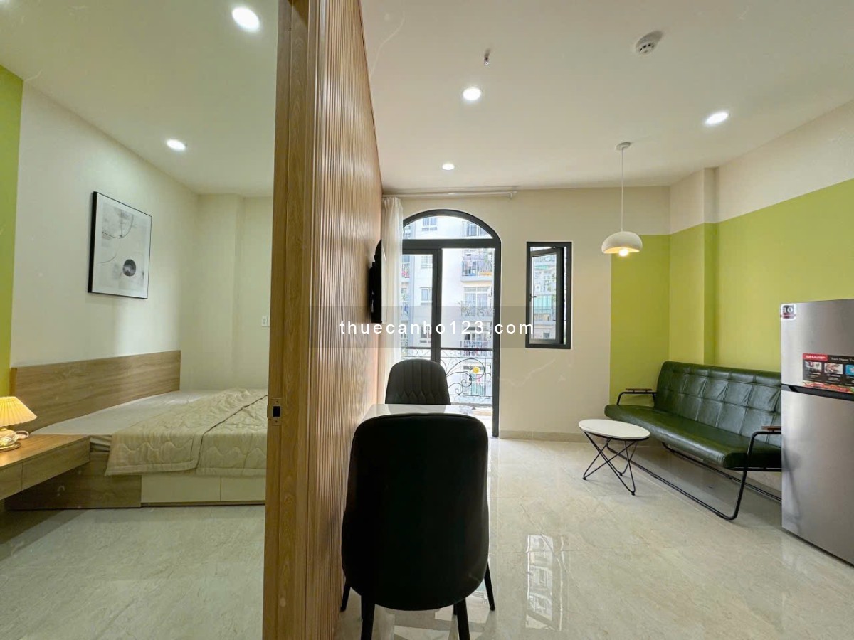 Tòa căn hộ 1PN ban công mới 100% – Sang – Thang máy gần công viên Gia Định – Sân bay – Bệnh viện 175