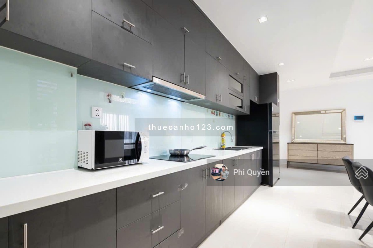 Cho thuê nhanh căn hộ Hùng Vương Plaza DT: 75m2, 2PN, 2WC. Giá: 15 tr/th - Ảnh 3