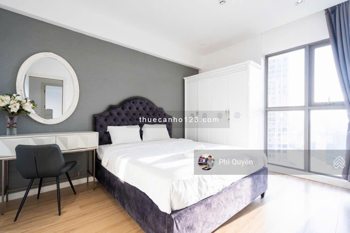Cho thuê nhanh căn hộ Hùng Vương Plaza DT: 75m2, 2PN, 2WC. Giá: 15 tr/th - Ảnh 4