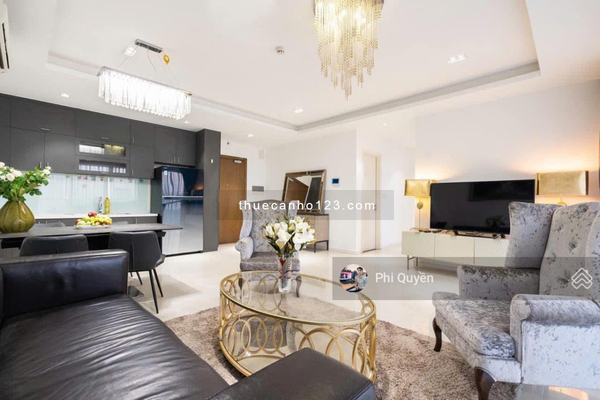 Cho thuê nhanh căn hộ Hùng Vương Plaza DT: 75m2, 2PN, 2WC. Giá: 15 tr/th - Ảnh 2