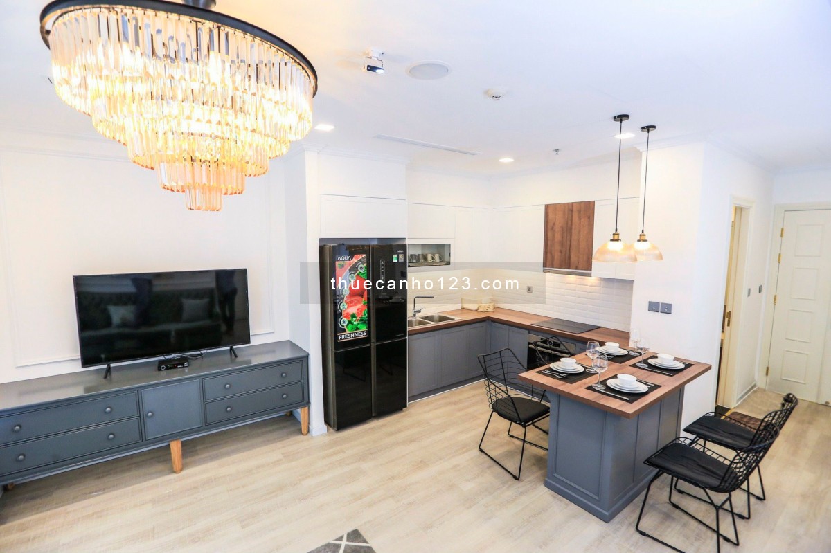 Cho thuê căn hộ 2PN full nội thất tại Vinhomes Ba Son 35 triệu/tháng