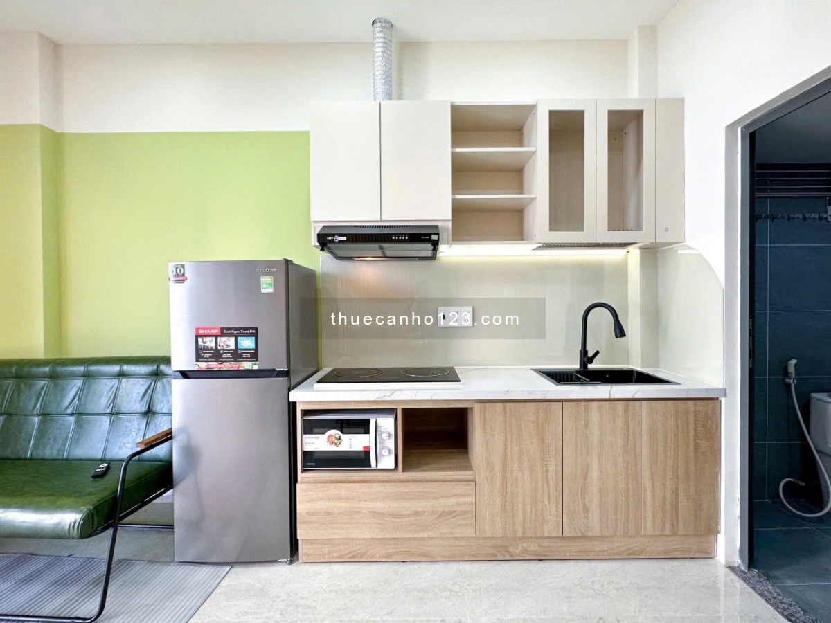 Dự án mới 100% – Căn hộ 1PN cao cấp – Ban công – Máy giặt – Gần sân bay Tân Sơn Nhất – Quận Tân Bình