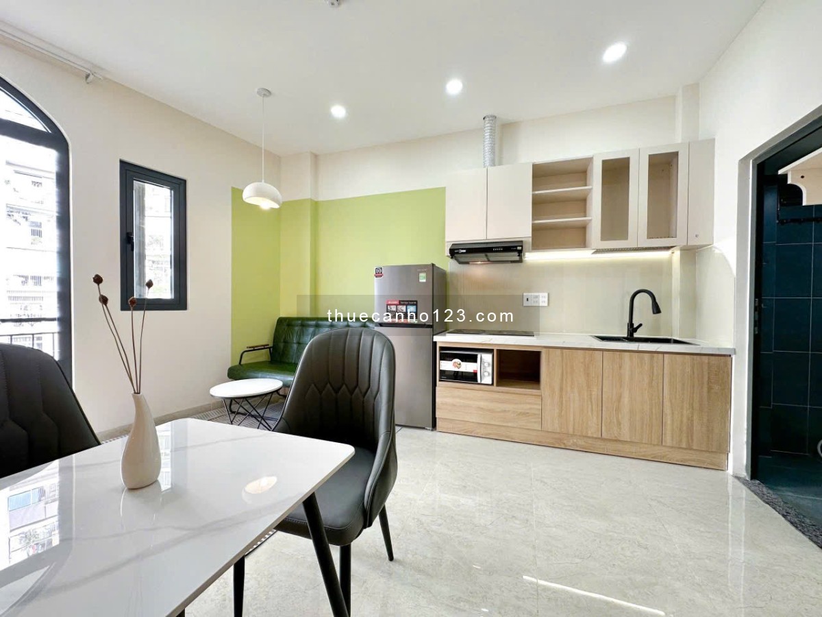 Dự án mới 100% – Căn hộ 1PN cao cấp – Ban công – Máy giặt – Gần sân bay Tân Sơn Nhất – Quận Tân Bình