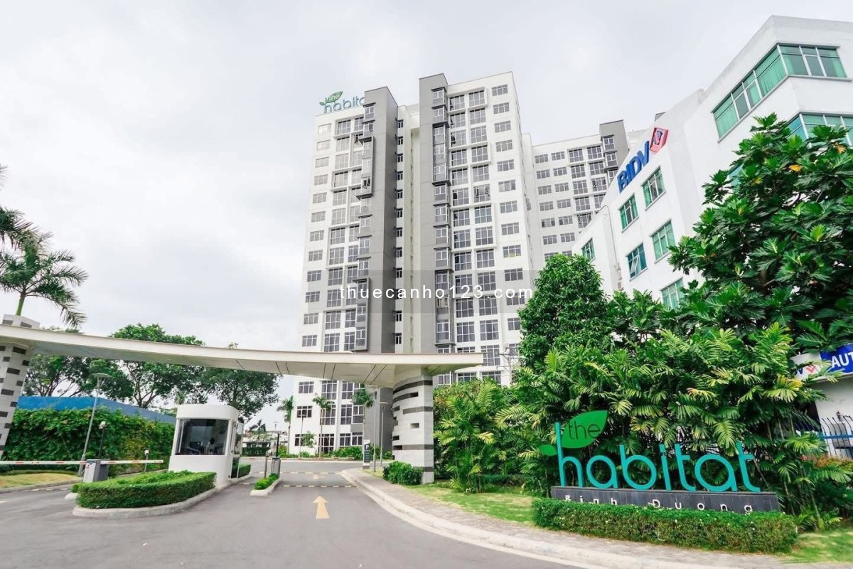 Cho thuê căn hộ CC Habitat giai đoạn 3 - VSIP 1, 79m² | 2PN – 2WC, miễn phí 1 năm ql