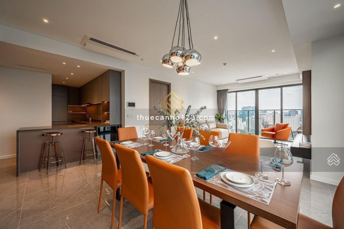 The Opera Metropole – Cho Thuê Căn 3PN Tầng CaoView Trực Diện Bitexco – Full Nội Thất Cao Cấp