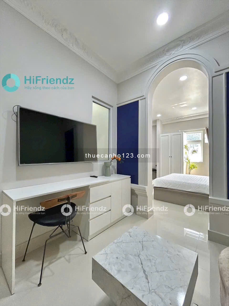 Cho thuê căn hộ 1PN – Bạch Đằng, P.2, Tân Bình – Ngay sân bay Tân Sơn Nhất