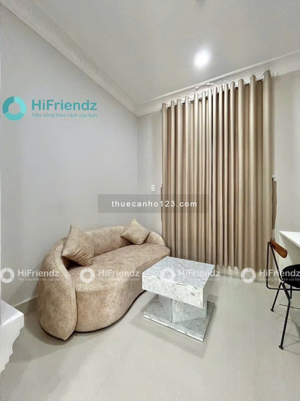 Cho thuê căn hộ 1PN – Bạch Đằng, P.2, Tân Bình – Ngay sân bay Tân Sơn Nhất