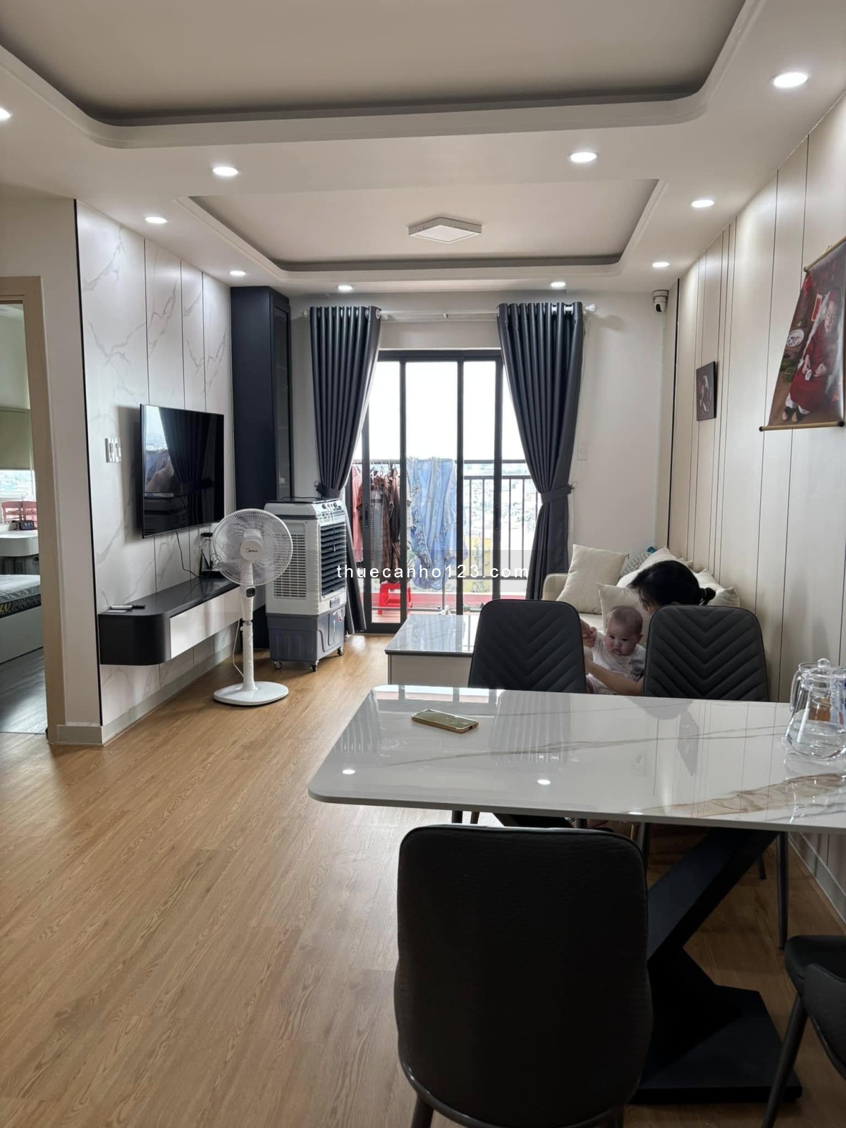 Chung cư An Hội 3, Gò vấp: 78m2, 2p ngủ, NTCC, giá 9tr