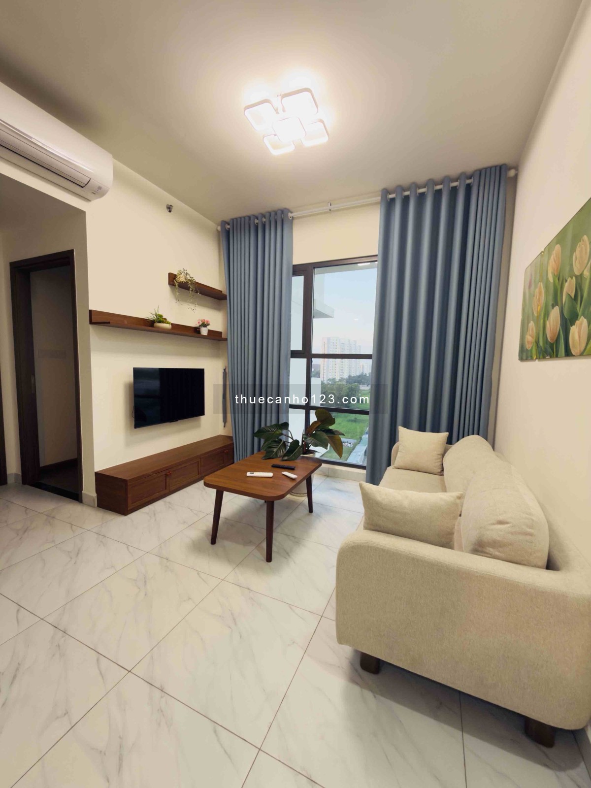 Cho thuê CC The Habitat Binh Dương GĐ3- KCN VSIP Bình Dương, 2PN, 2WC, đầy đủ nội thất, 10tr/tháng