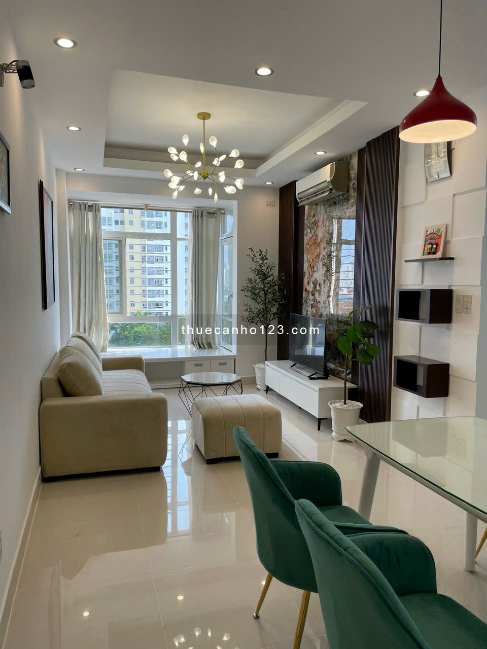 Cho thuê gấp căn hộ Sky 3 – 2PN 2WC | Full nội thất, 13 triệu/tháng - Ảnh 1