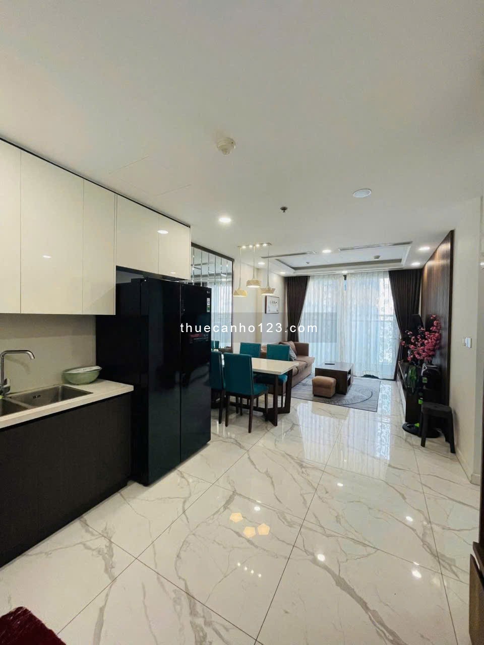 Chung cư Rivera Park, Thành Thái, Q10: 90m2, 2p ngủ, NT hiện đại, 19tr - Ảnh 1