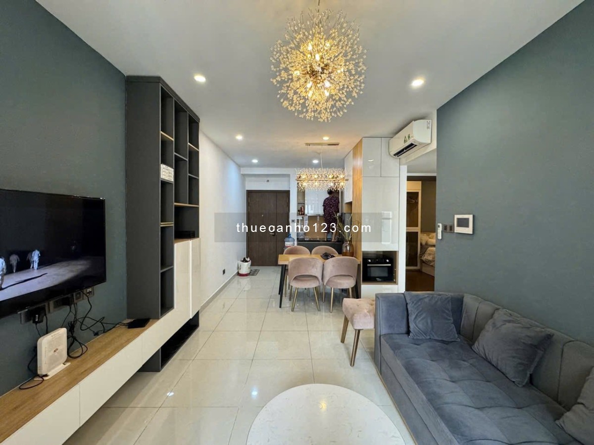 Căn hộ Saigon Royal – Cho thuê Thiết kế 2PN – 1WC | 60m² | Full nội thất mới - Ảnh 1