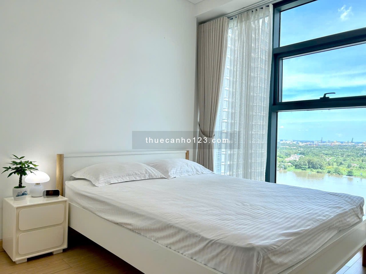 Cho thuê 1 phòng ngủ tầng cao view sông cực đẹp, nội thất bắt mắt, giá 25 triệu. tại Sunwah Pearl - Ảnh 4