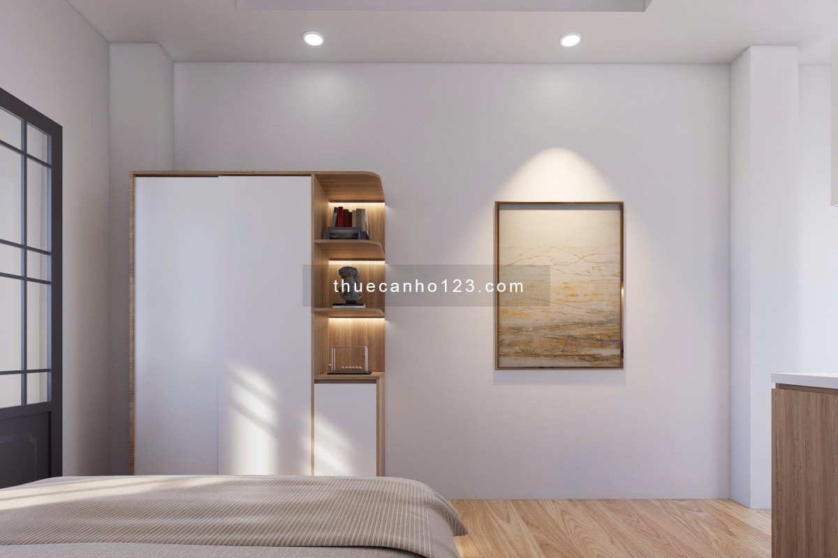 Cho Thuê Căn Hộ Studio Ban Công Full Nội Thất View Landmark - Ảnh 6