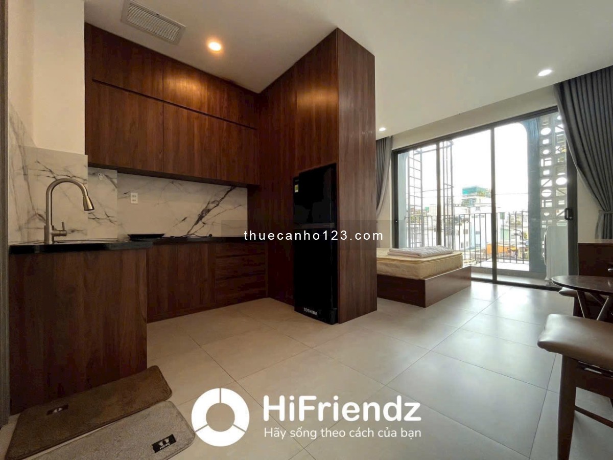 Căn hộ mới xây ban công full nội thất ngay Đặng Thuỳ Trâm - Bình Thạnh gần Văn Lang Cơ Sở 3 an ninh - Ảnh 3