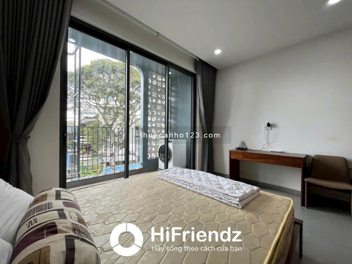 Căn hộ mới xây ban công full nội thất ngay Đặng Thuỳ Trâm - Bình Thạnh gần Văn Lang Cơ Sở 3 an ninh - Ảnh 1