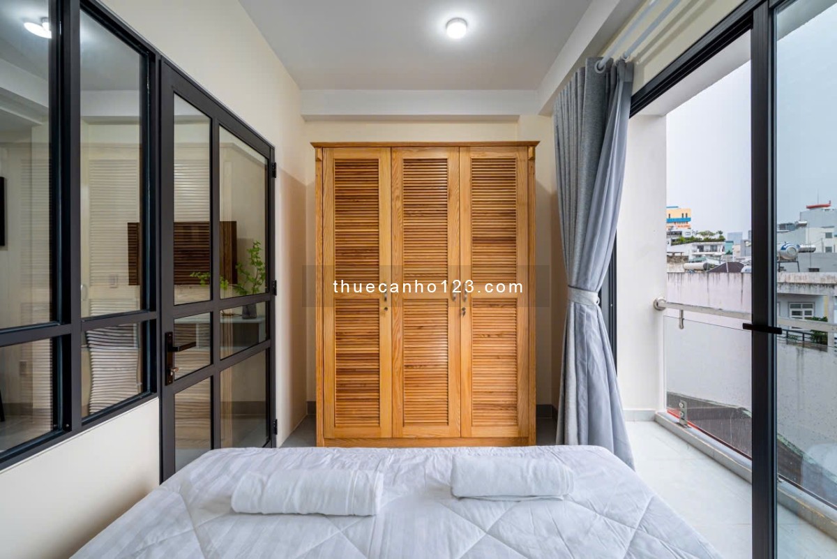 Căn hộ 1pn ban công máy giặt riêng tủ đồ lớn gần cv Hoàng Văn Thụ, sân bay Tân Sơn Nhất Tân Bình - Ảnh 6