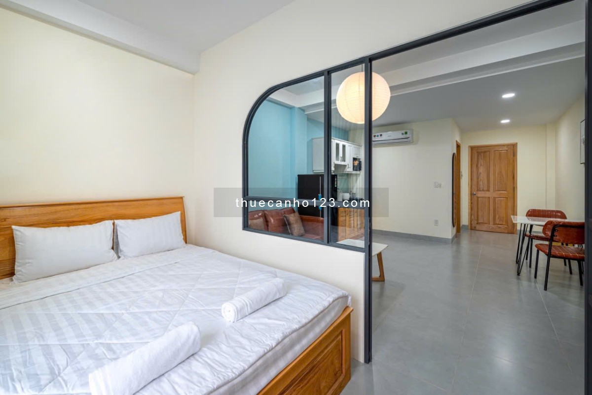 Căn hộ 1pn ban công máy giặt riêng tủ đồ lớn gần cv Hoàng Văn Thụ, sân bay Tân Sơn Nhất Tân Bình - Ảnh 7