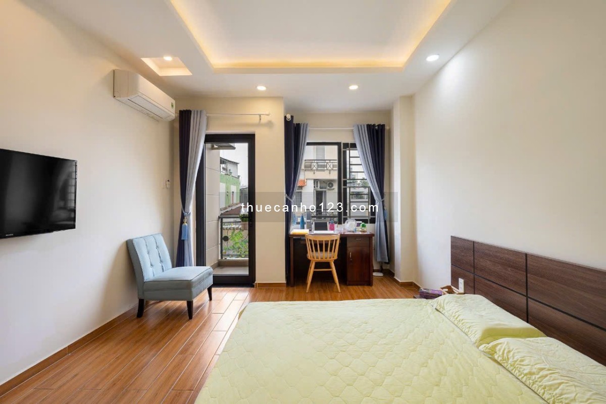 Căn hộ 1pn ban công máy giặt riêng rộng 40m2 gần sân bay Tân Sơn Nhất, ga T3,Hoàng Văn Thụ, Tân Bình - Ảnh 10
